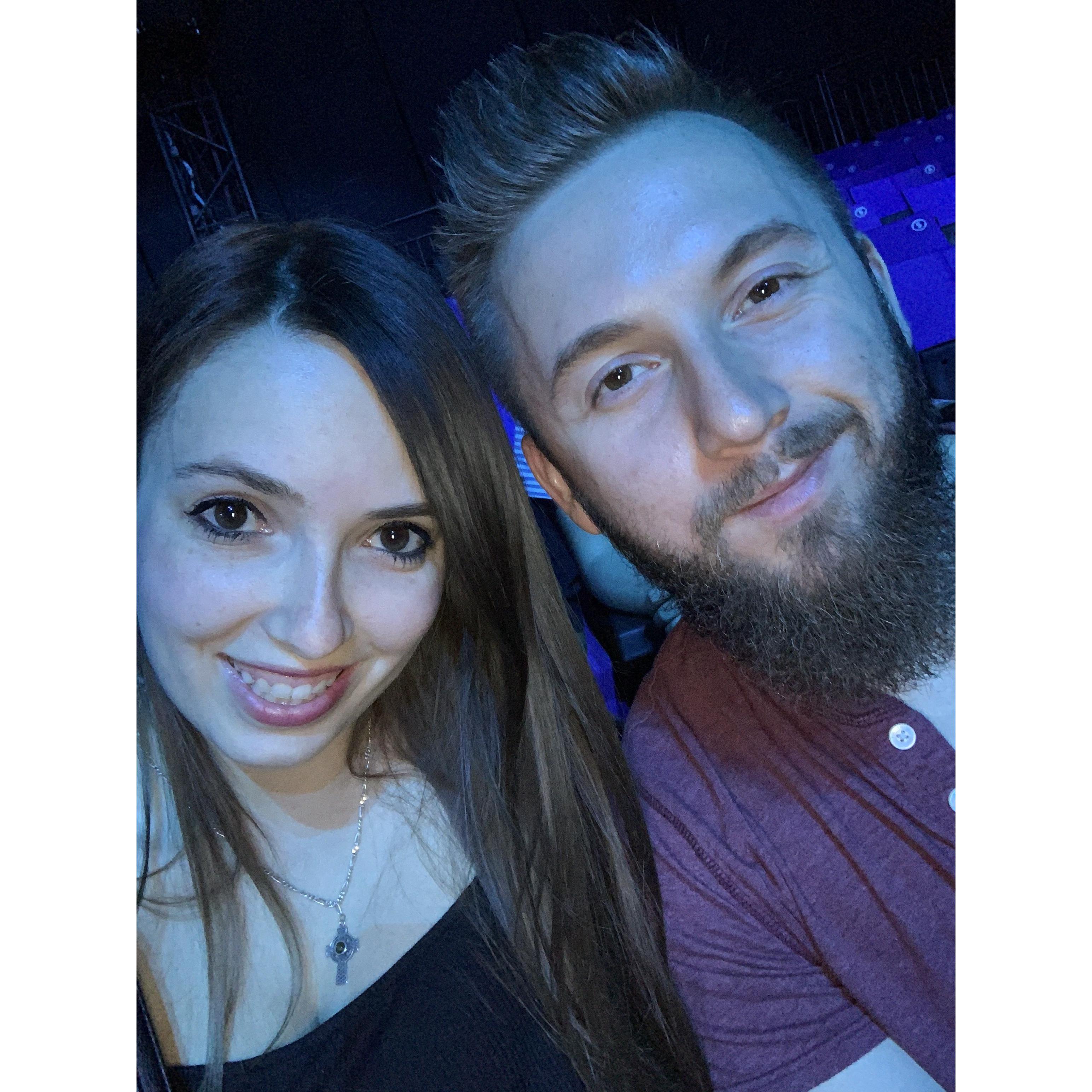 Taking in a Vegas show for a study break