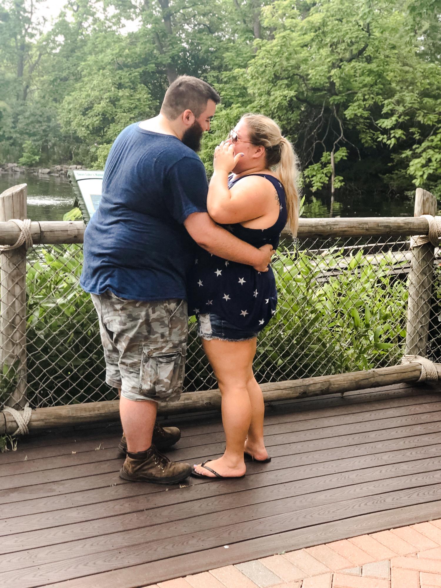 The day we got engaged 07. 04. 2019 ( Cincinnati Zoo)