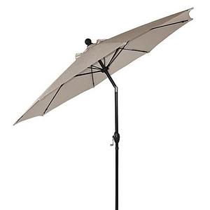 Destination Summer 9-Foot Tilting Patio Market Umbrella in Khaki