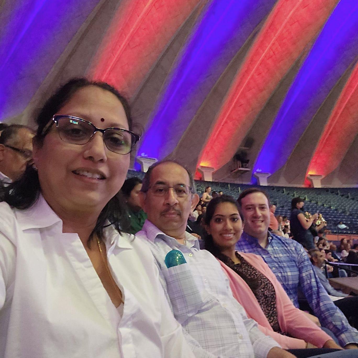 Celebrating Sravani's graduation