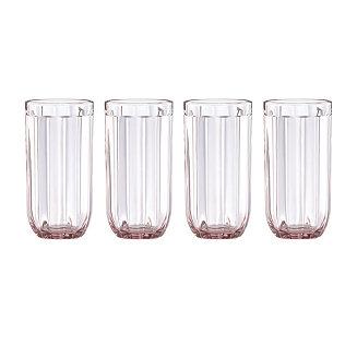 Park Circle Clear Glass, Set of 4