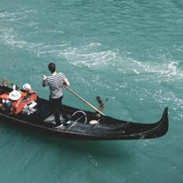 Gondola ride in Venice