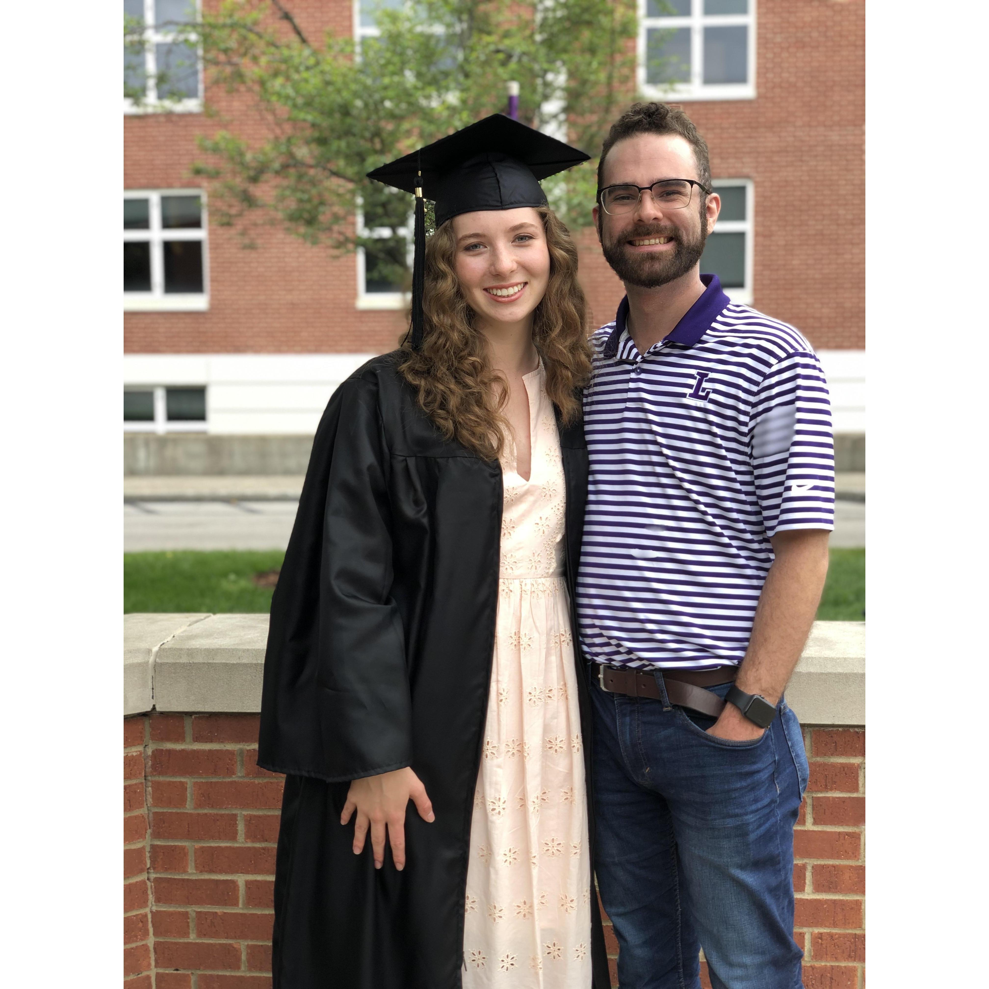 Arden graduates from Lipscomb University.