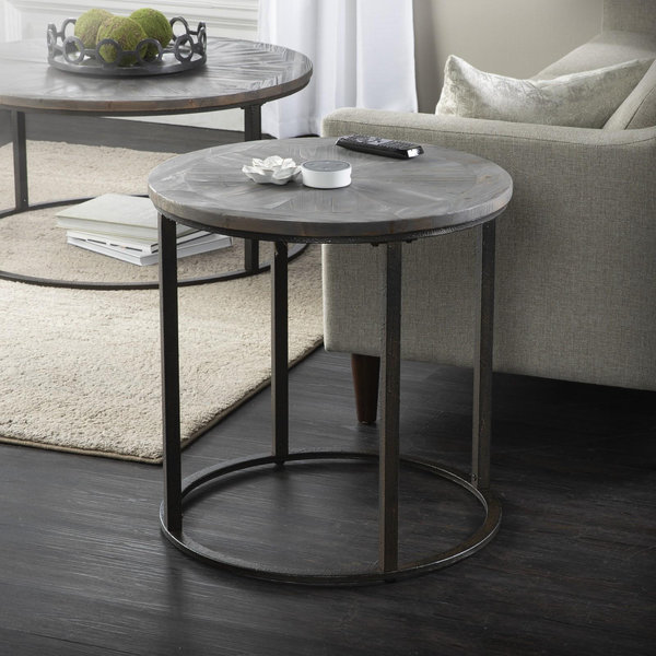 SEI Furniture Landsmill End Table - Thumbnail 2