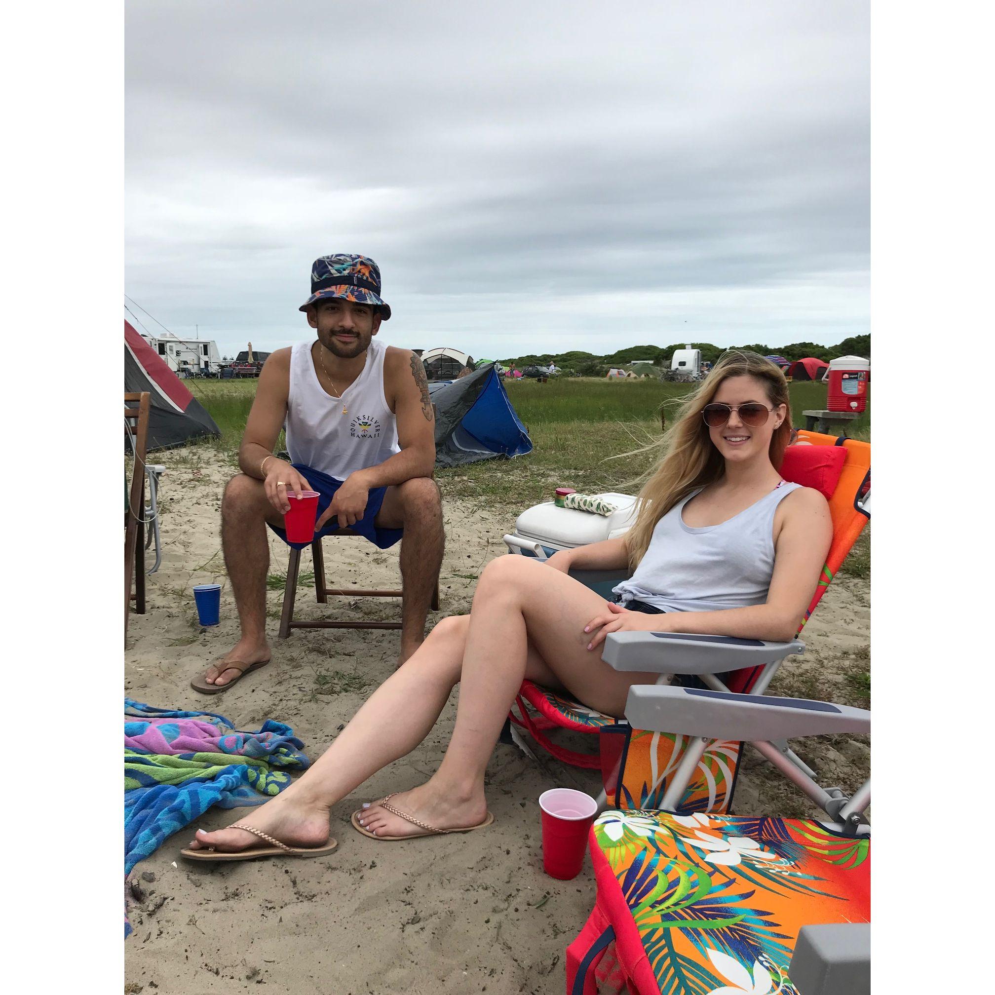 Summer 2018: Camping at Assateague Beach