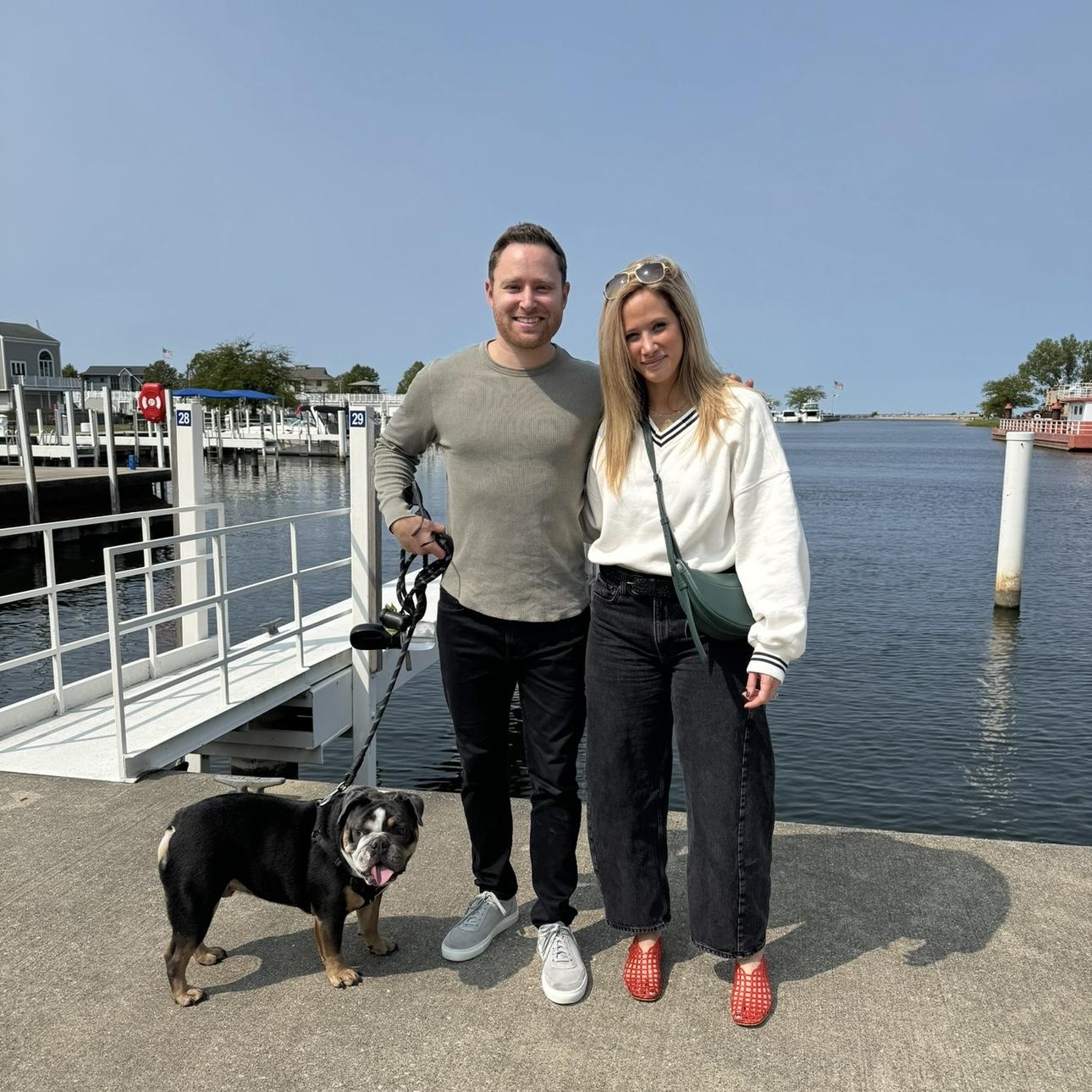 Exploring New Buffalo, MI for the first time together