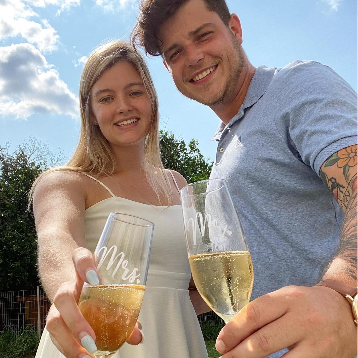 Cheers to forever!