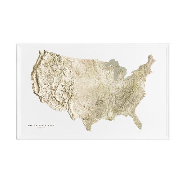 Terrain Map of the United States