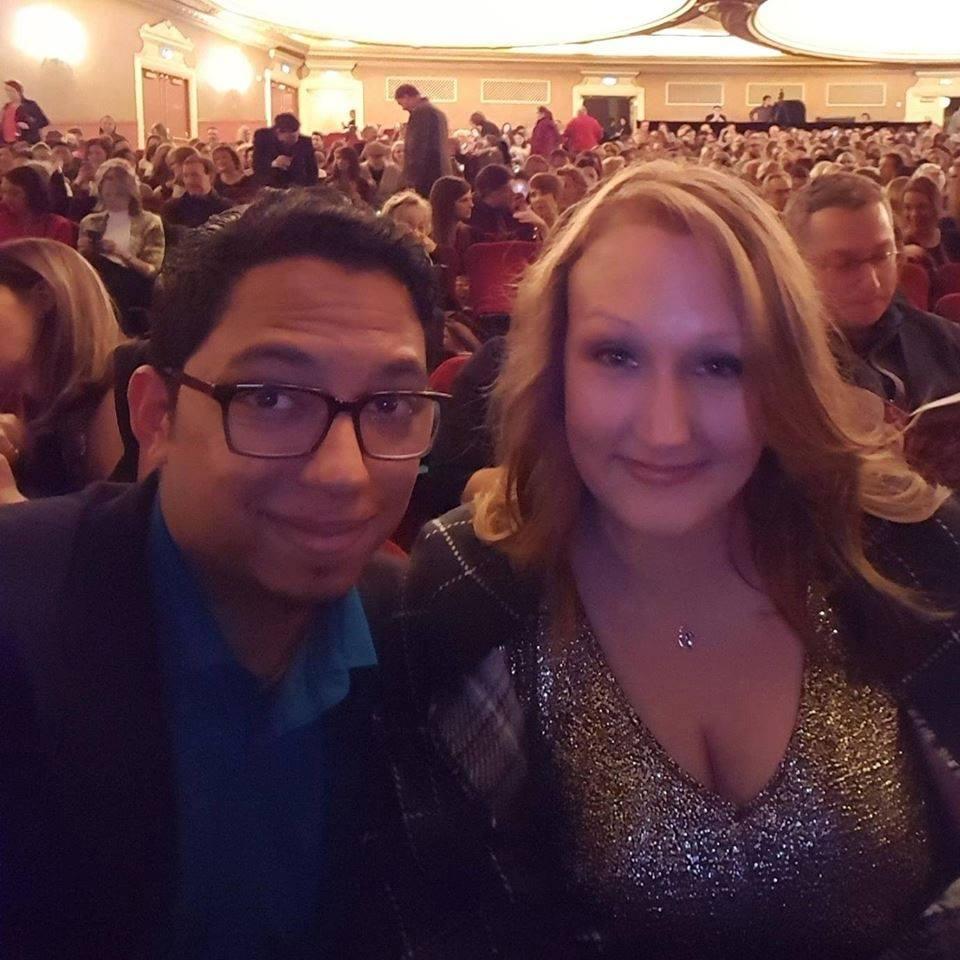 5th row at the Orpheum Theater in Minnesota seeing the Moscow Ballet Company perform The Nutcracker