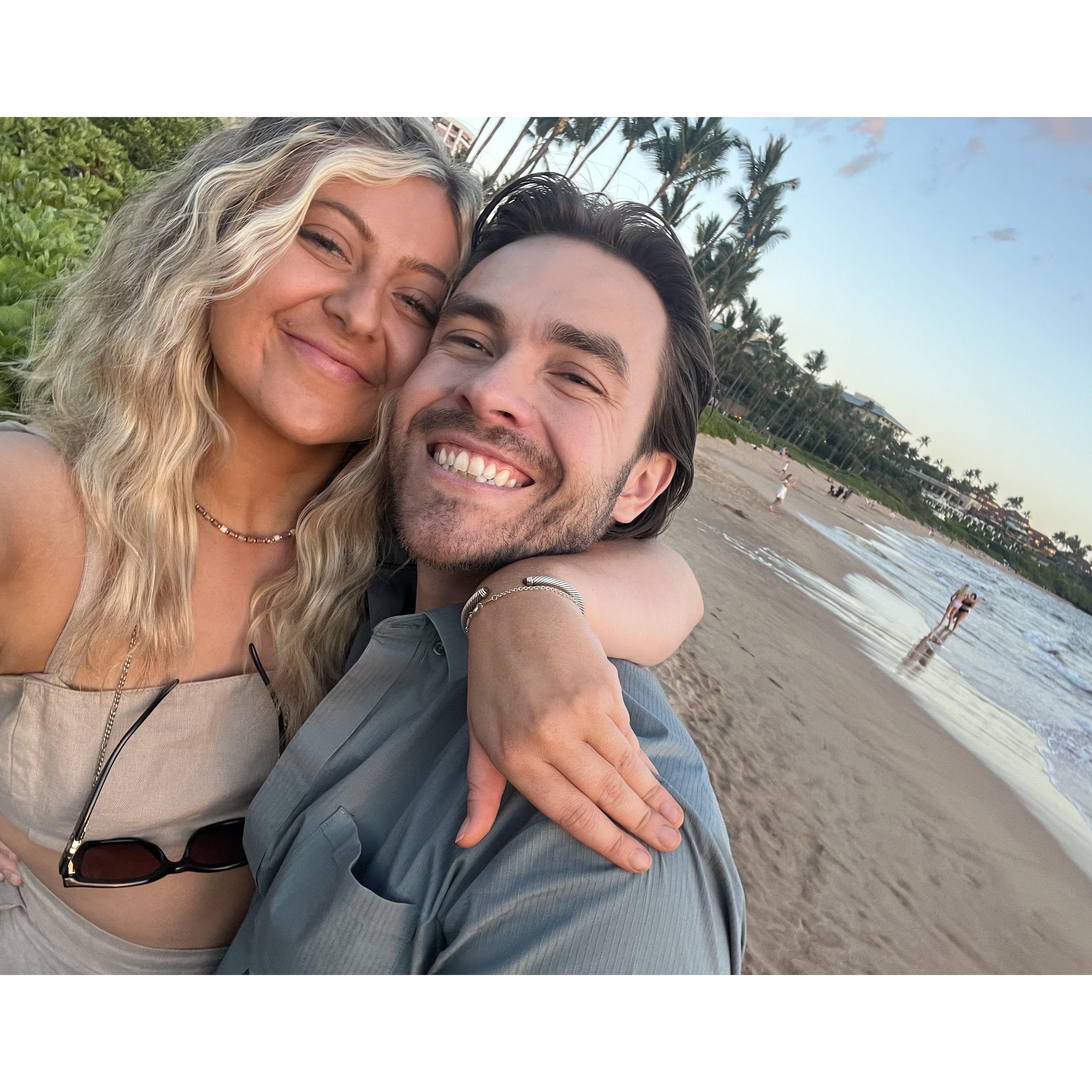 Wailea Beach, Maui, Hawaii - May 2023