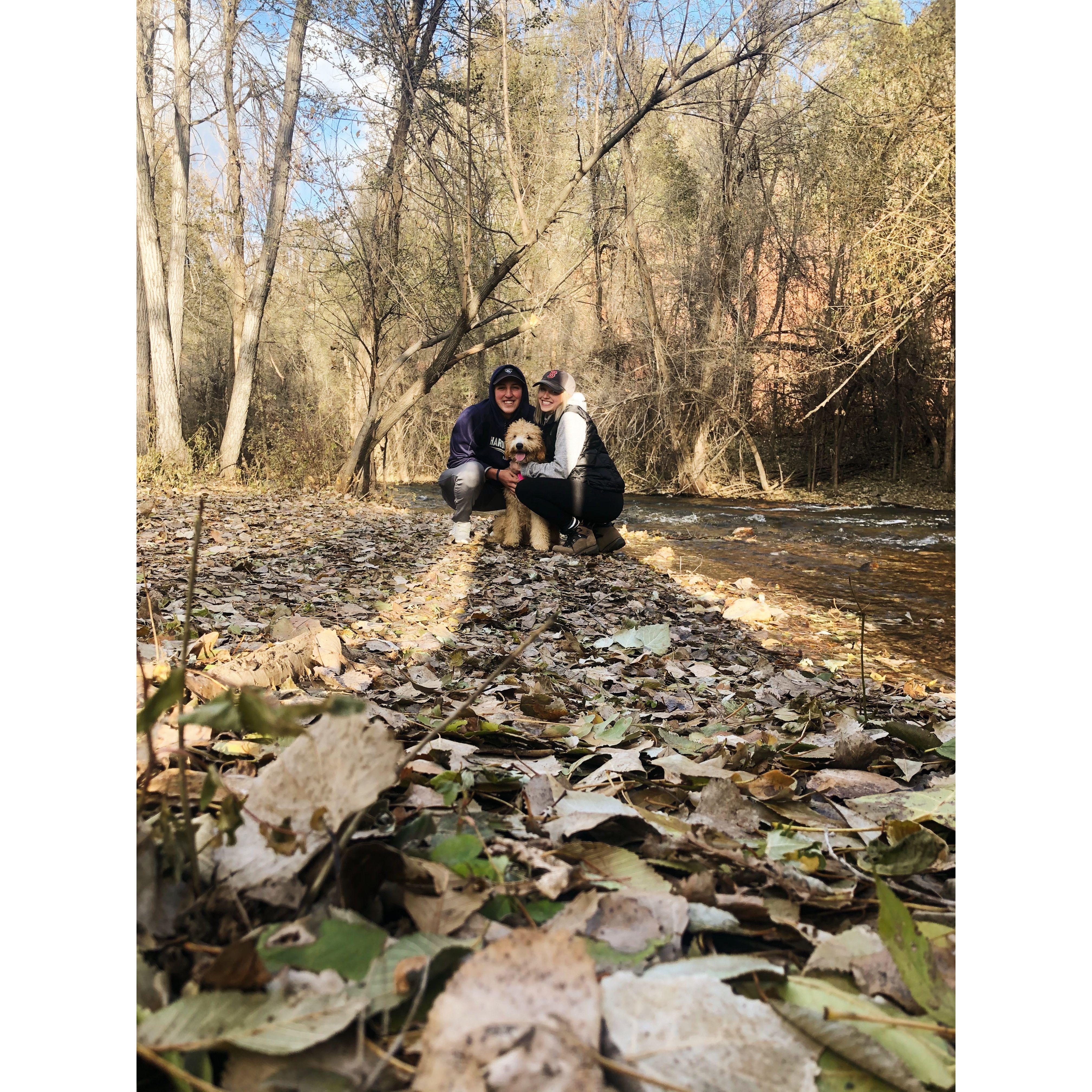 Living in the beautiful black hills at the same time! Getting our Sadie Girl right before COVID would hit!