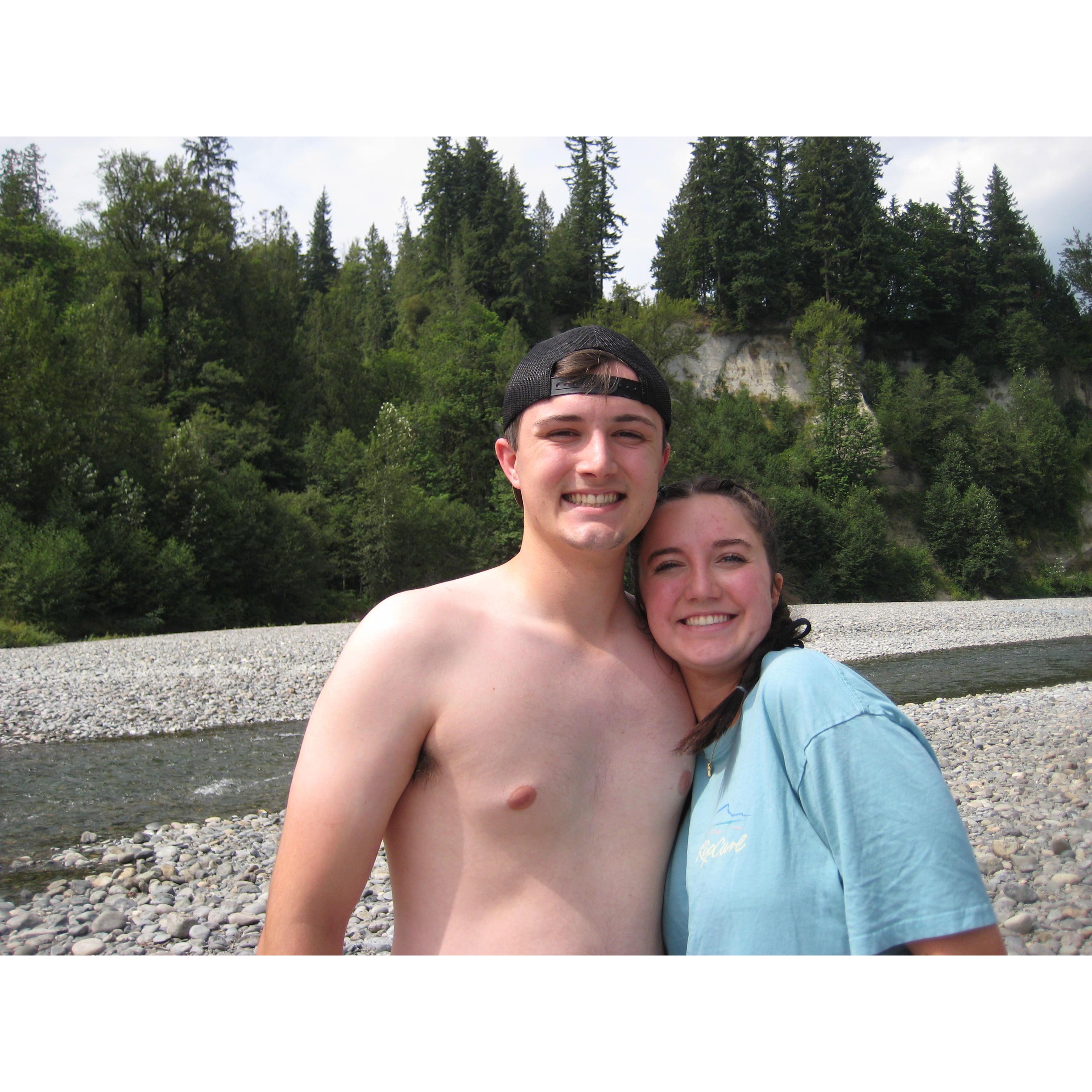 Some of our favorite people came to visit us: Josh's dad and little sis