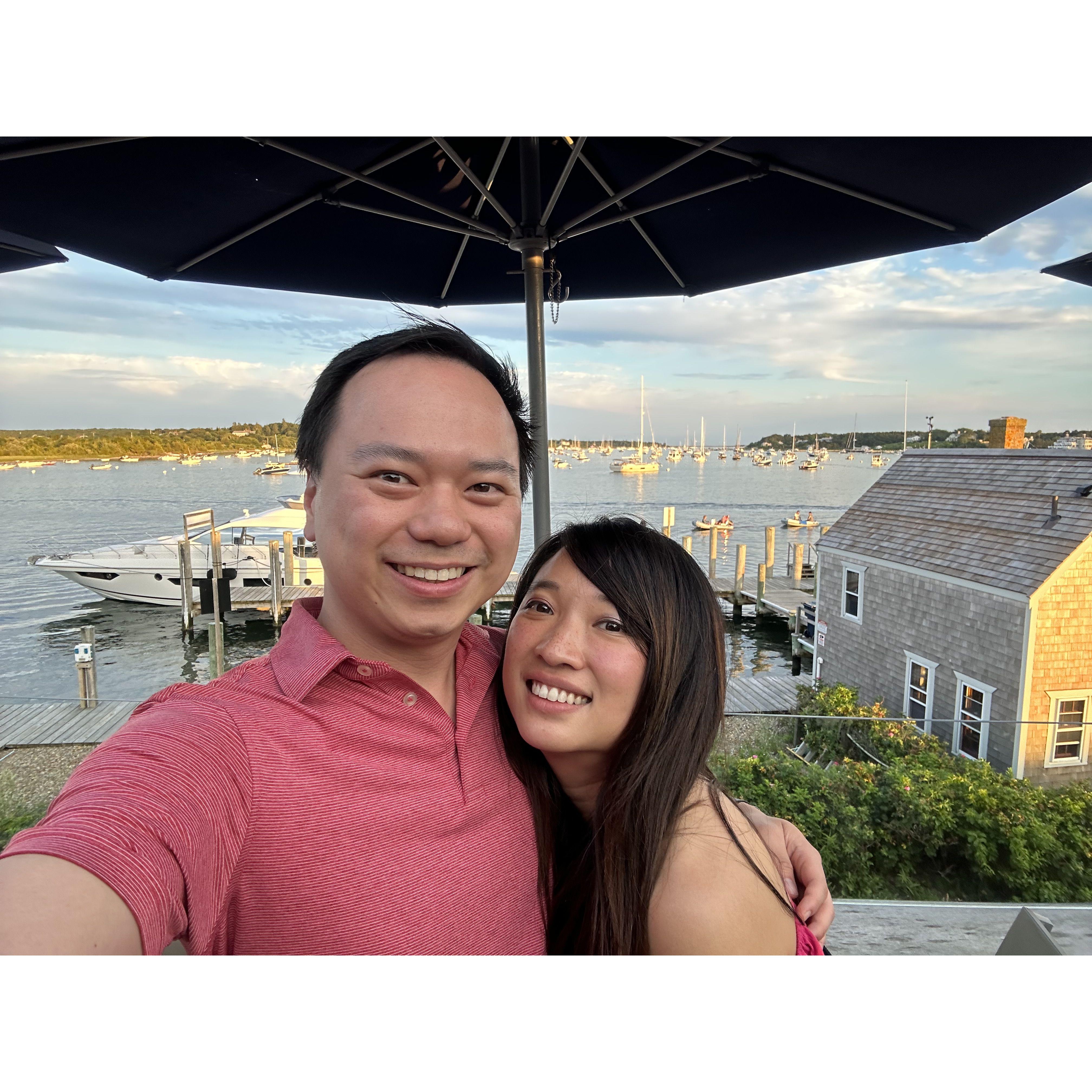 Our first trip together and it was to Martha's Vineyard