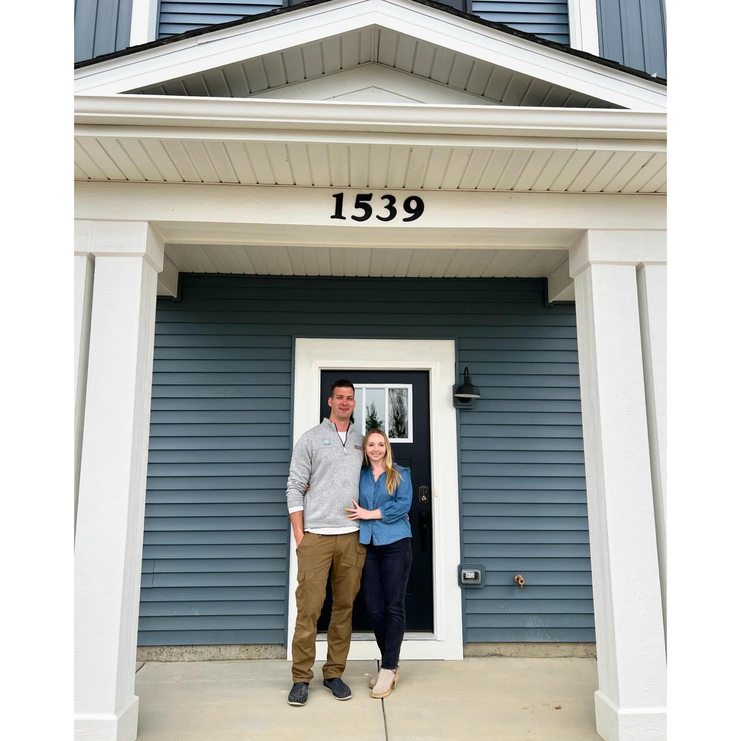 Kyle and Chelby purchased their first home together in April 2024 in Grayslake, IL!