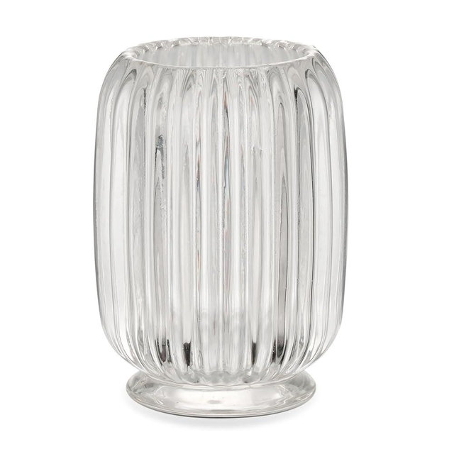 VanEnjoy Clear Toothbrush Cup Glass Toothbrush Holder for Bathroom, Unique Toothbrush Holder