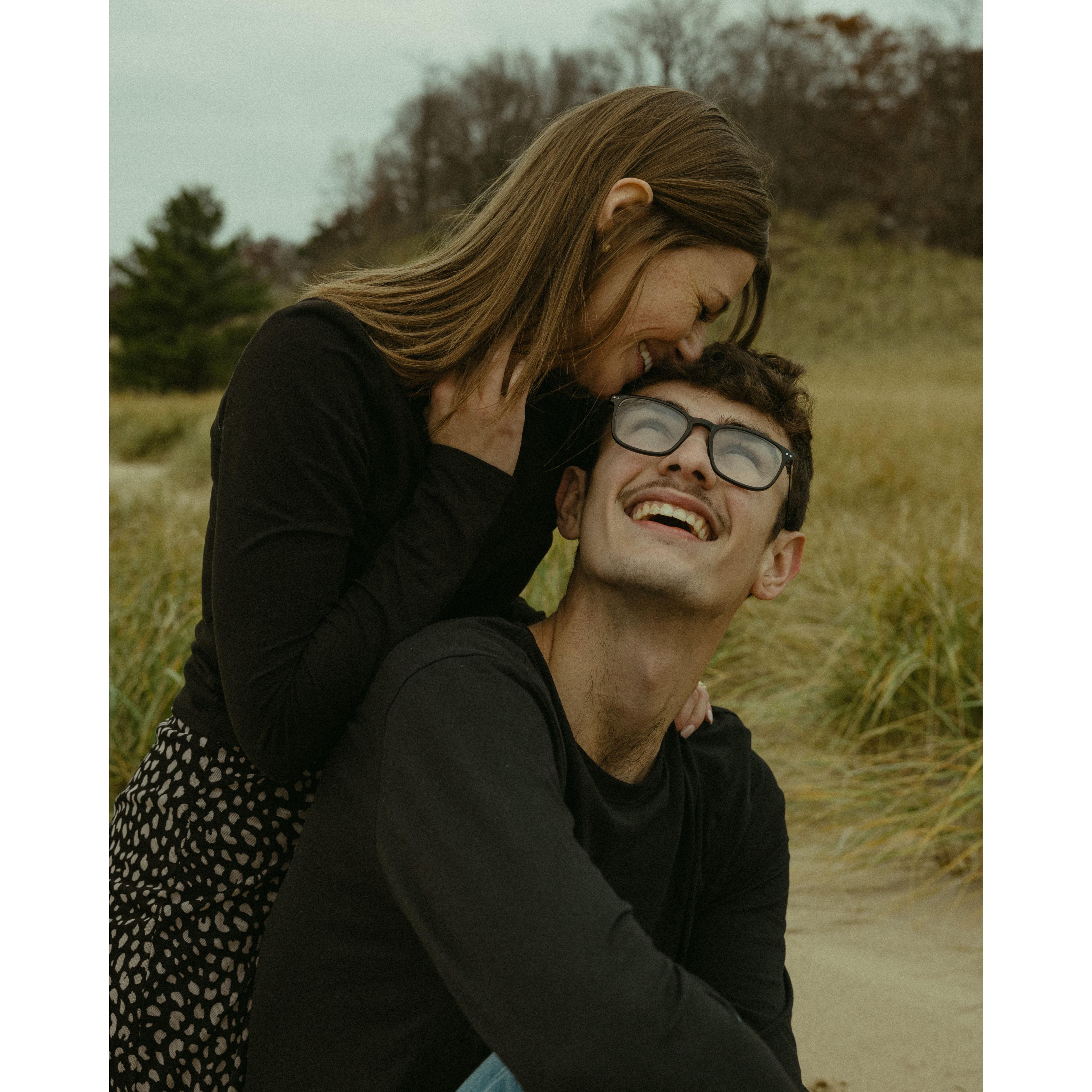 I know, you can say it, we are the cutest couple.