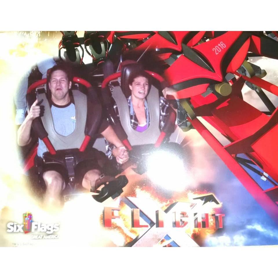 Zach loves roller coasters...