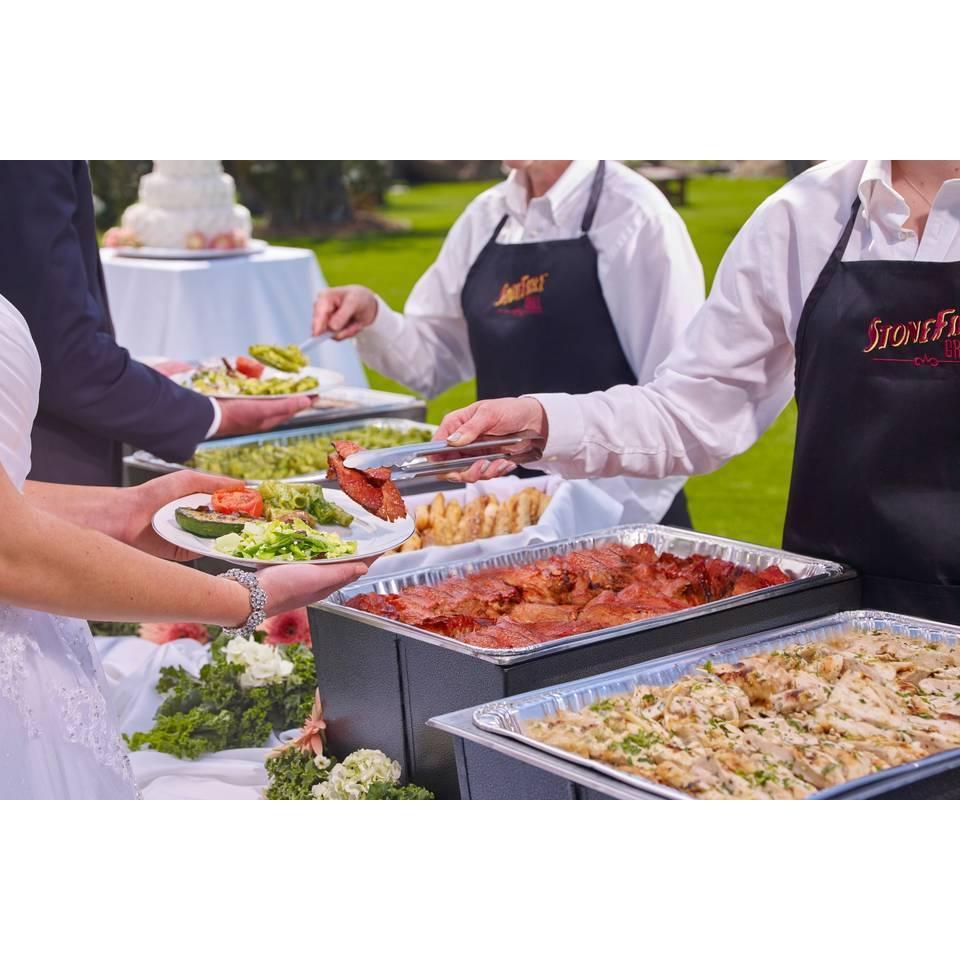 You are expected to wear a mask while in line at the buffett. The DJ will call one table at a time and servers will serve you at the buffet.