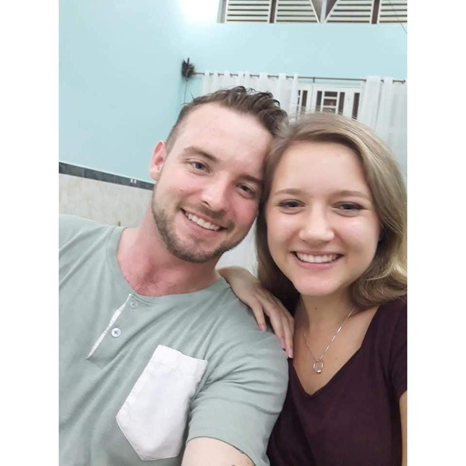 When we were dating in Cambodia!