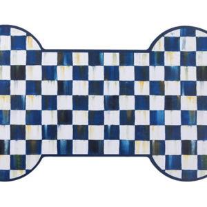 Royal Check Pup Placemat in Blue