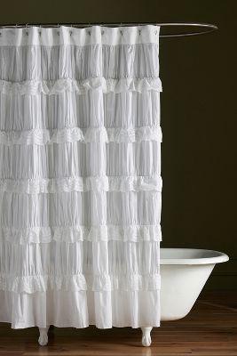 Astrid Ruffled Shower Curtain