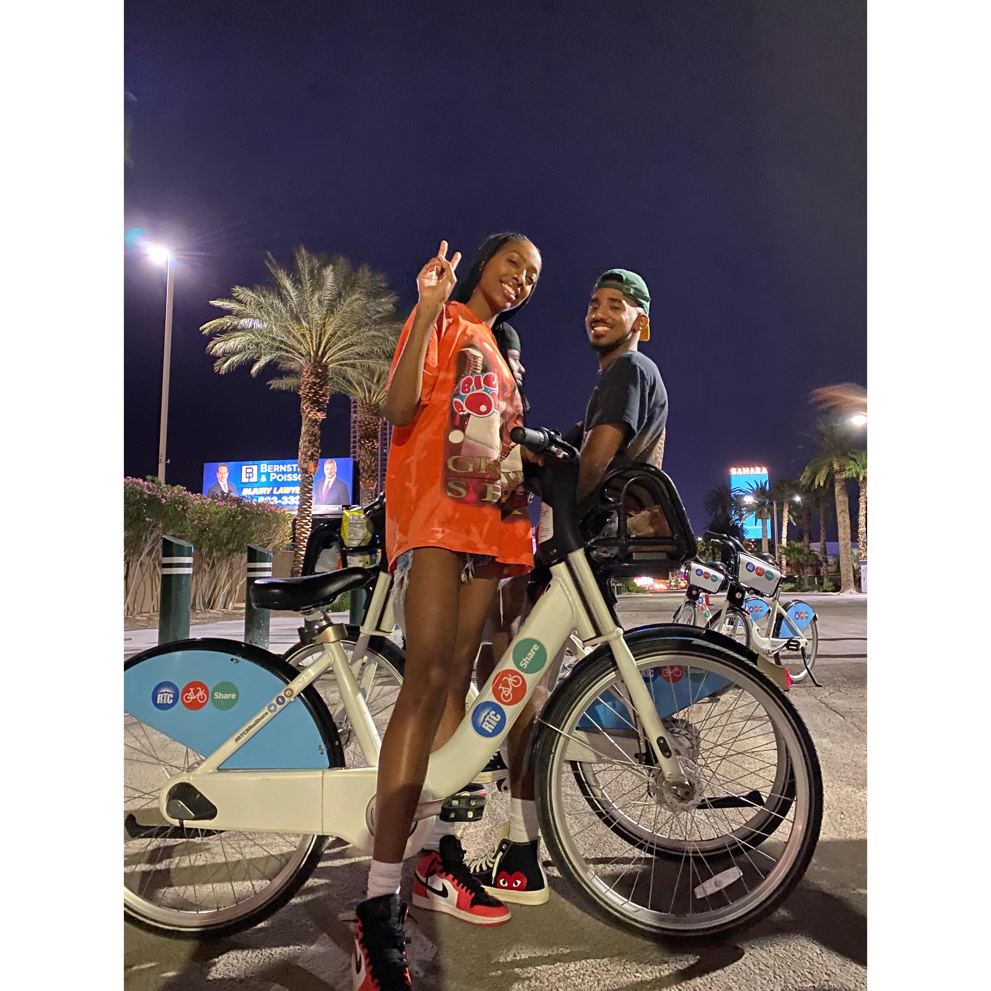 Bike ride downtown!