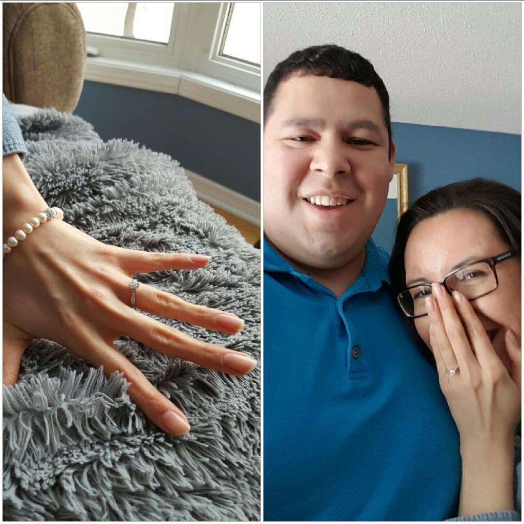 Our engagement day! February 15, 2016