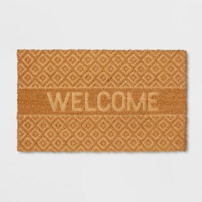 18" x 30" Welcome Embossed Outdoor Doormat - Threshold™