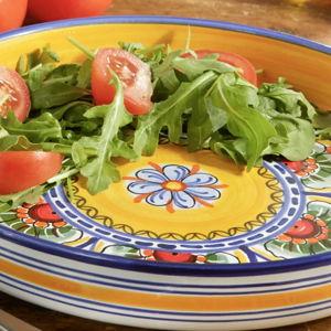 Blue and Yellow Salad Platter | La Tienda