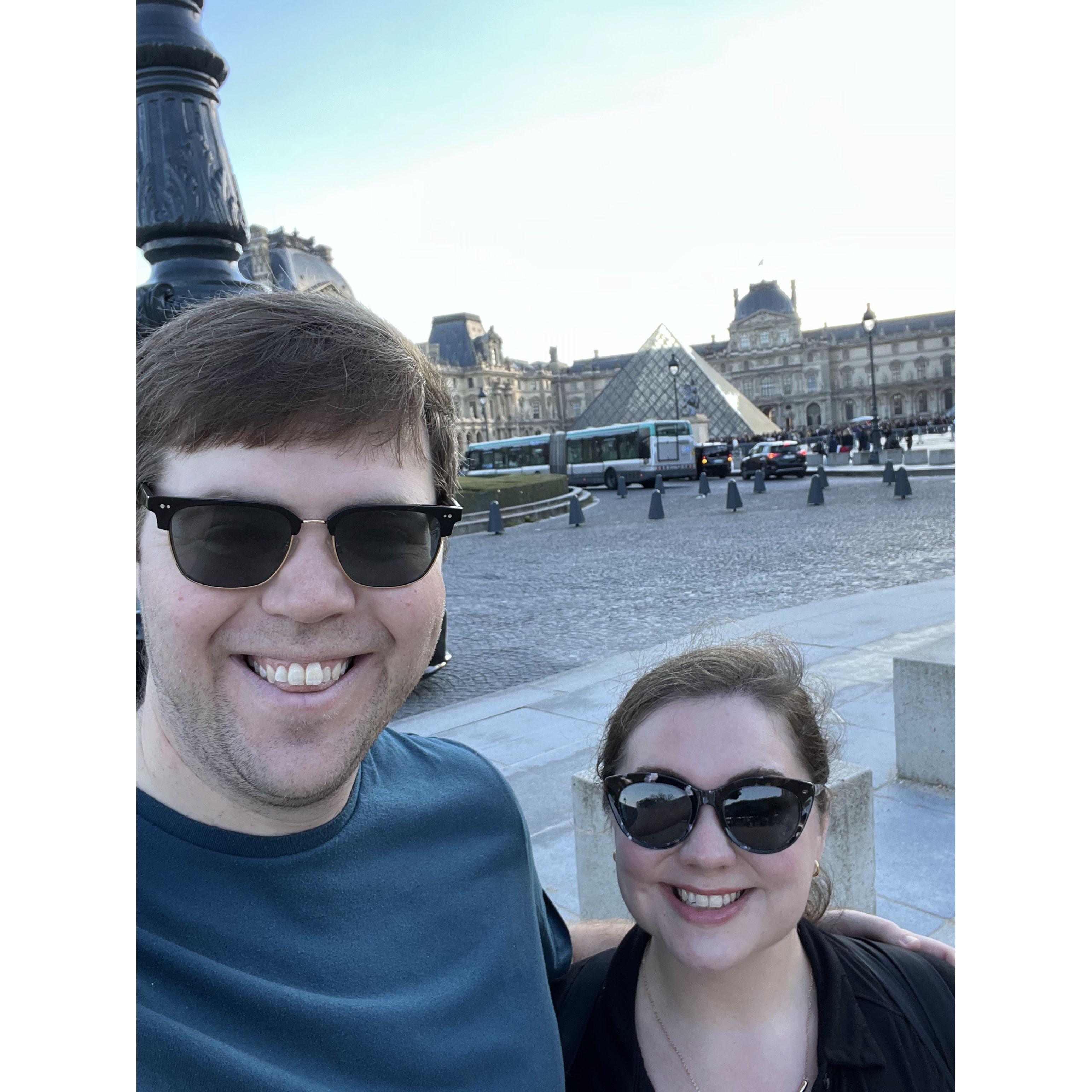 At the Louvre