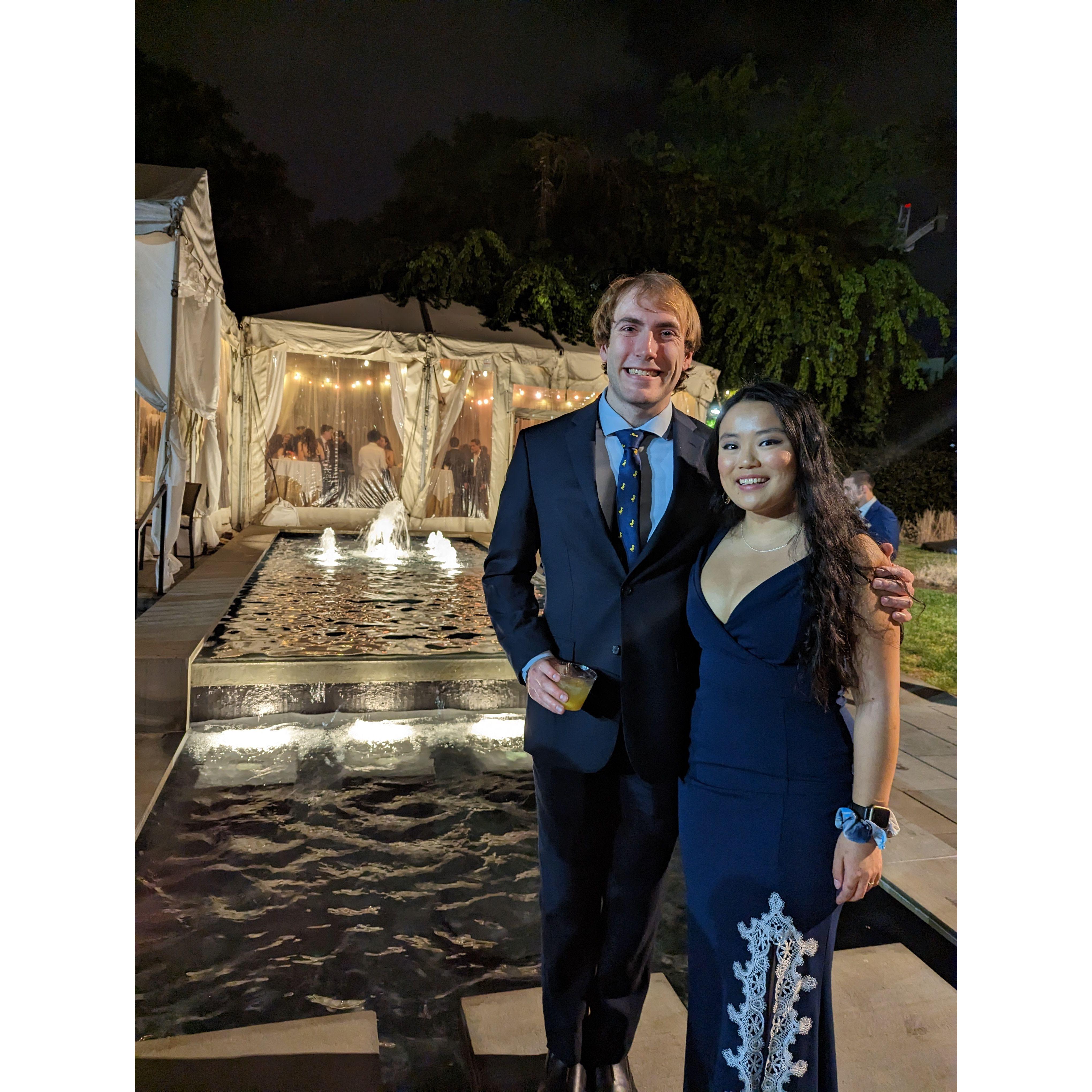 Adam and Annabel at Adam's med school formal!