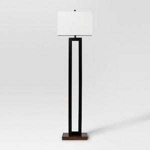 Weston Window Pane Floor Lamp Black Lamp Only - Project 62™