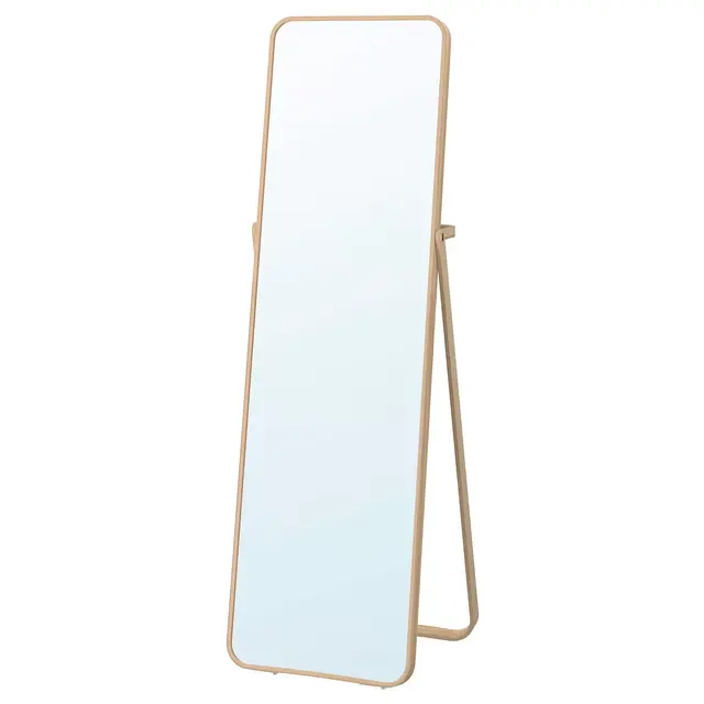 IKORNNES Floor mirror, ash20 1/2x65 3/4 "
