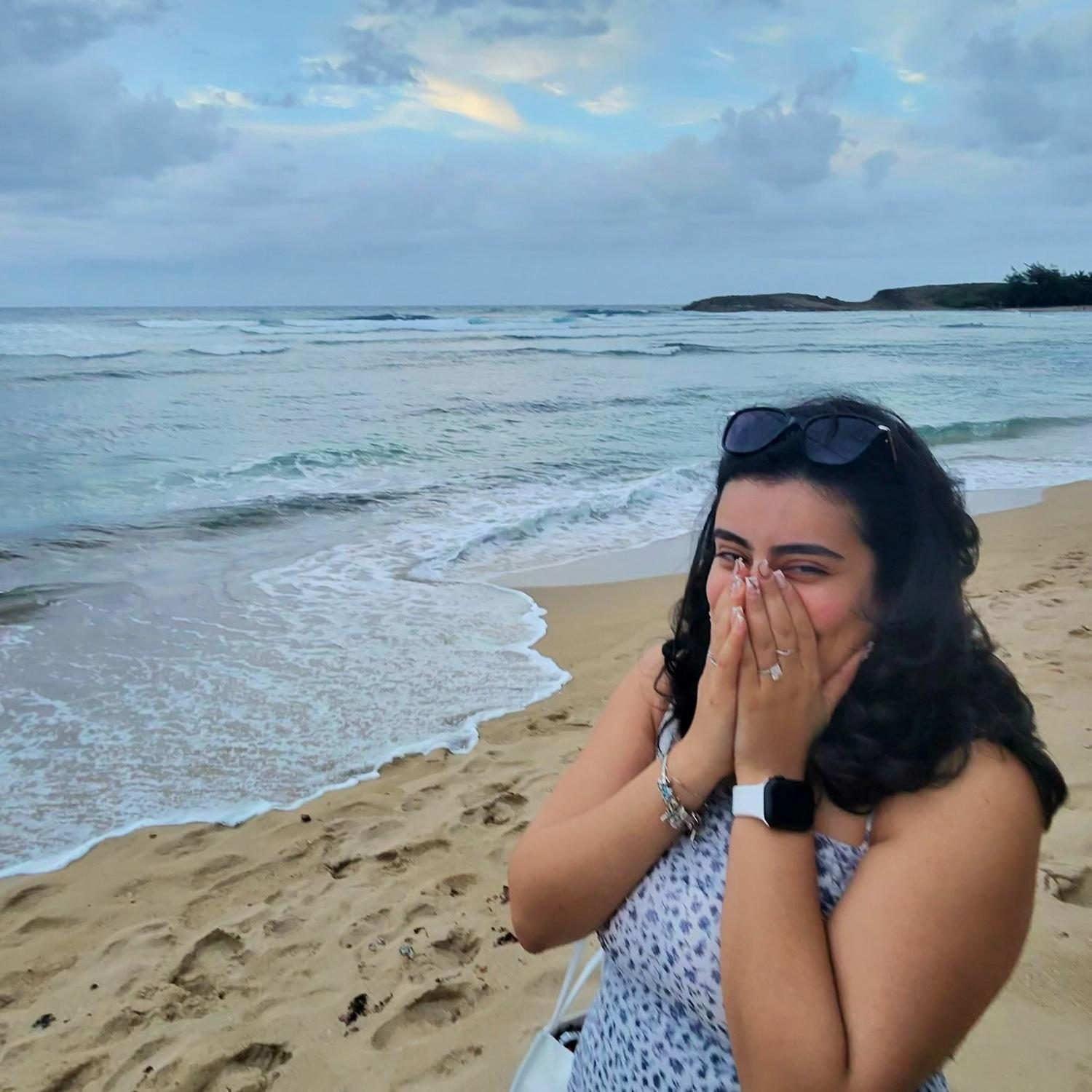 Surprise engagement in Puerto Rico during a power outage. I had no idea!