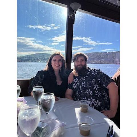 At the beautiful wedding of Roger and Jackie (ABIDE)