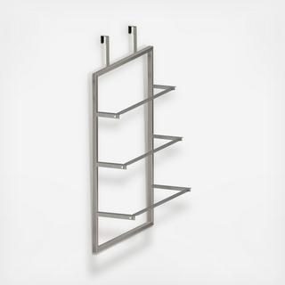 Orimade Adhesive Shower Caddy Shelf with 5 Hooks Organizer Storage Rack  Wall Mounted Stainless Steel No Drilling for Bathroom, Toilet, Kitchen,  Laundry - 2 Pack 