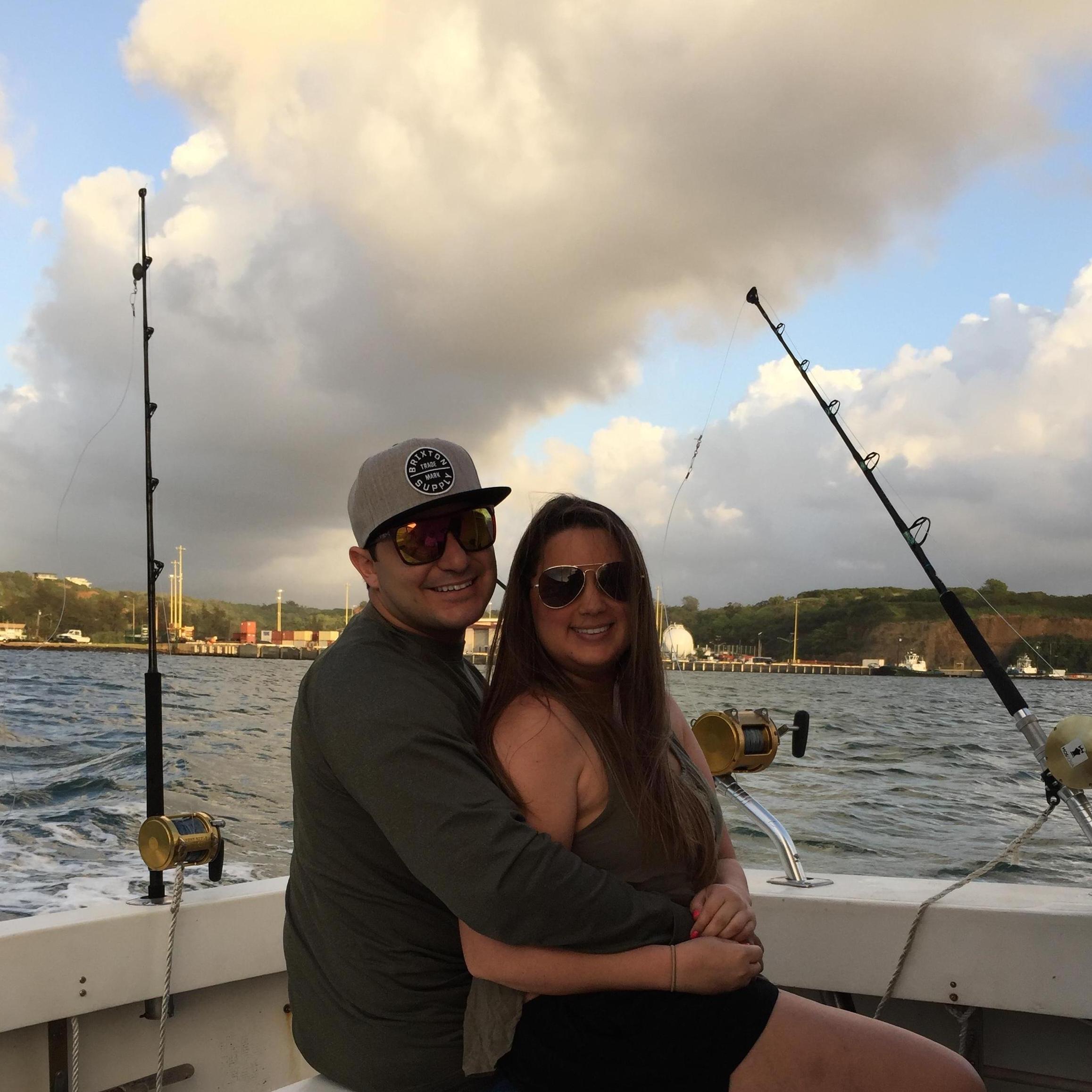 Deep sea fishing in Kauai!