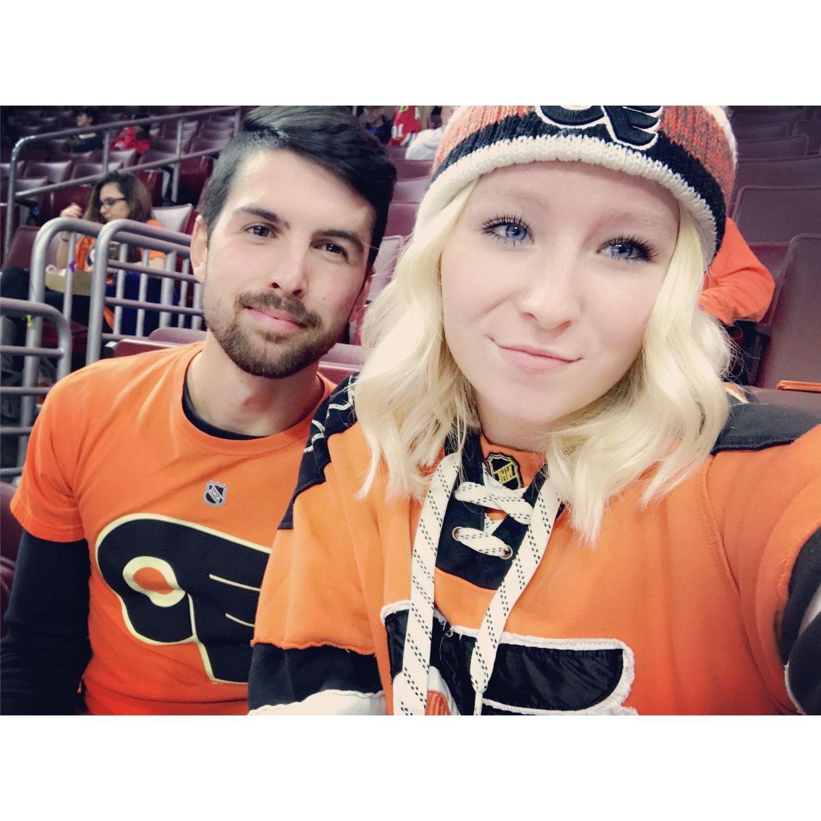 We share a love of the Flyers even though they are not very good