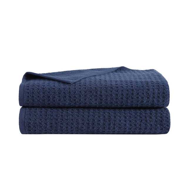 Tommy Bahama 2pc 34"x64" Northern Pacific Bath Towel Set Dark Blue