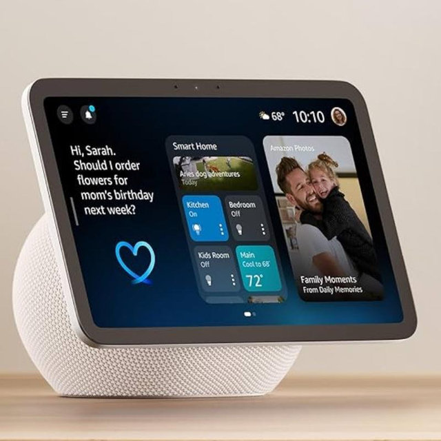 Amazon Echo Show 8. Vibrant HD 8.7" display with spatial audio, designed for Alexa+, Graphite