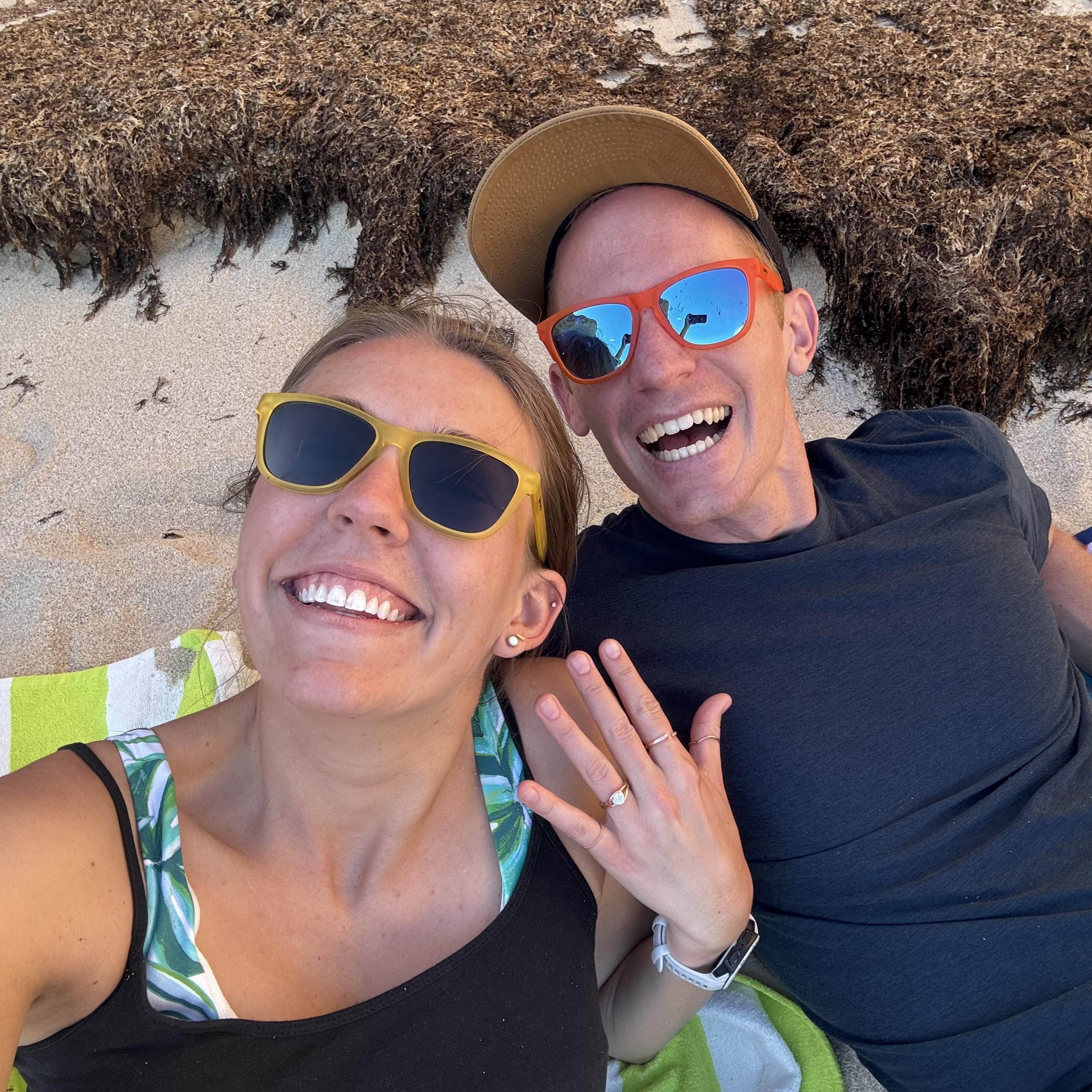 We got engaged!