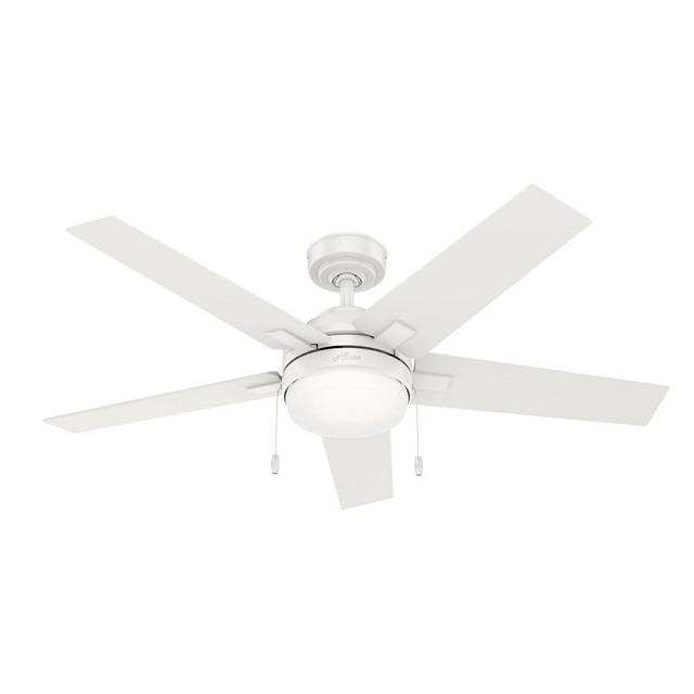 52" Bartlett Ceiling Fan White (Includes LED Light Bulb) - Hunter Fan