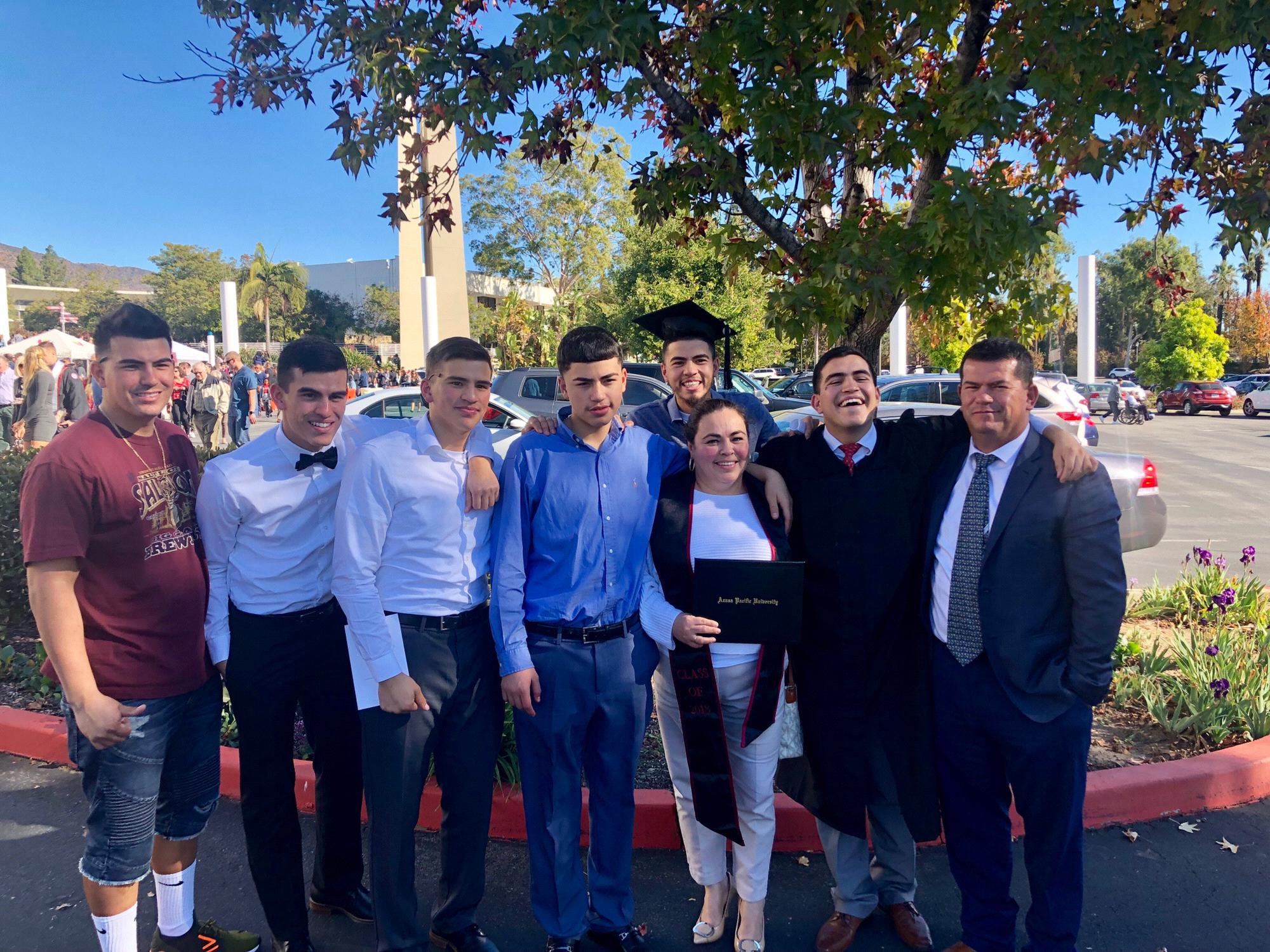 Ivan’s graduation day from Azusa Pacific University.