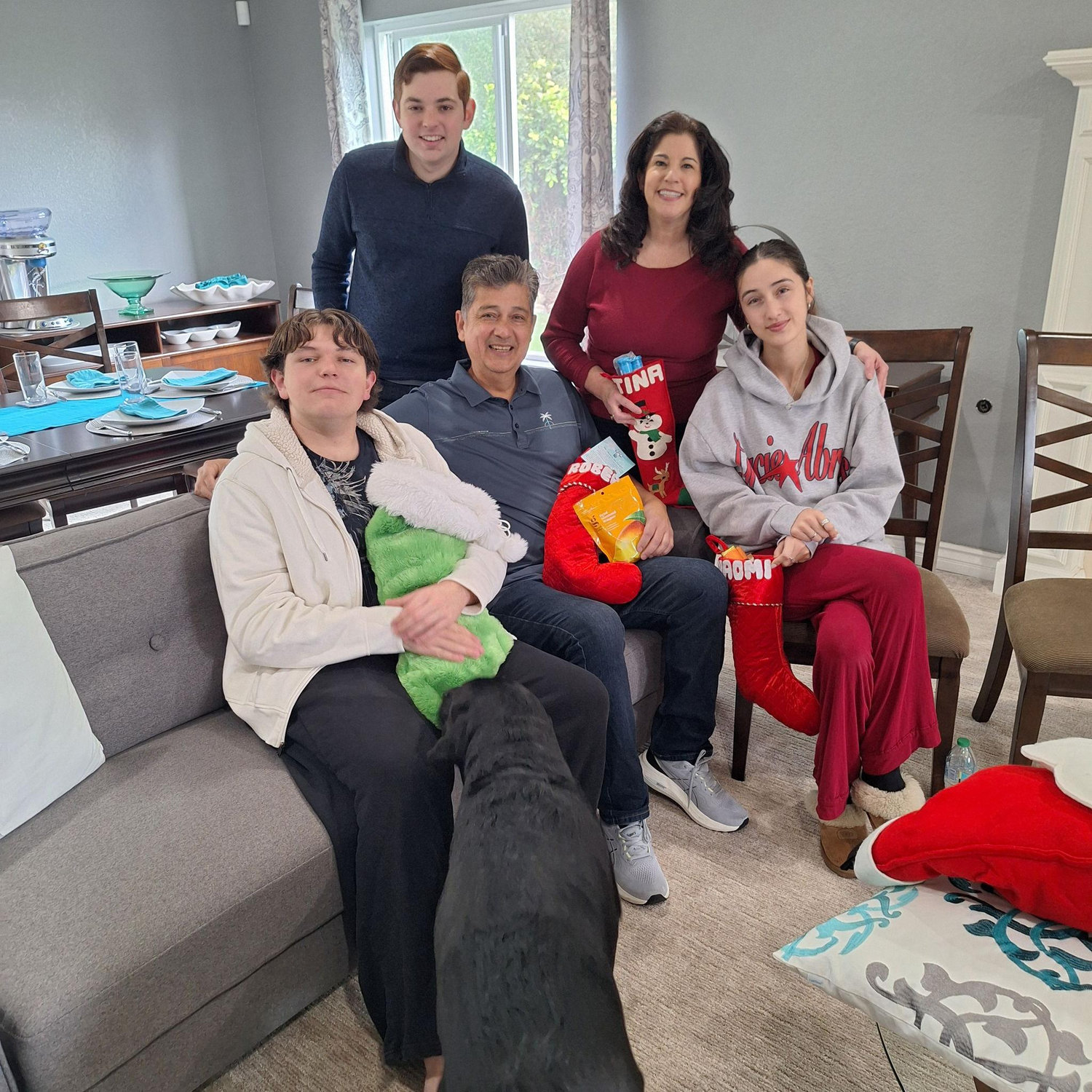 Our first Christmas together.