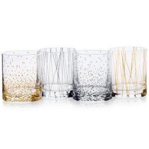 Mikasa - Miksa Cheers Party Double Old Fashioned Glasses, Set of 4
