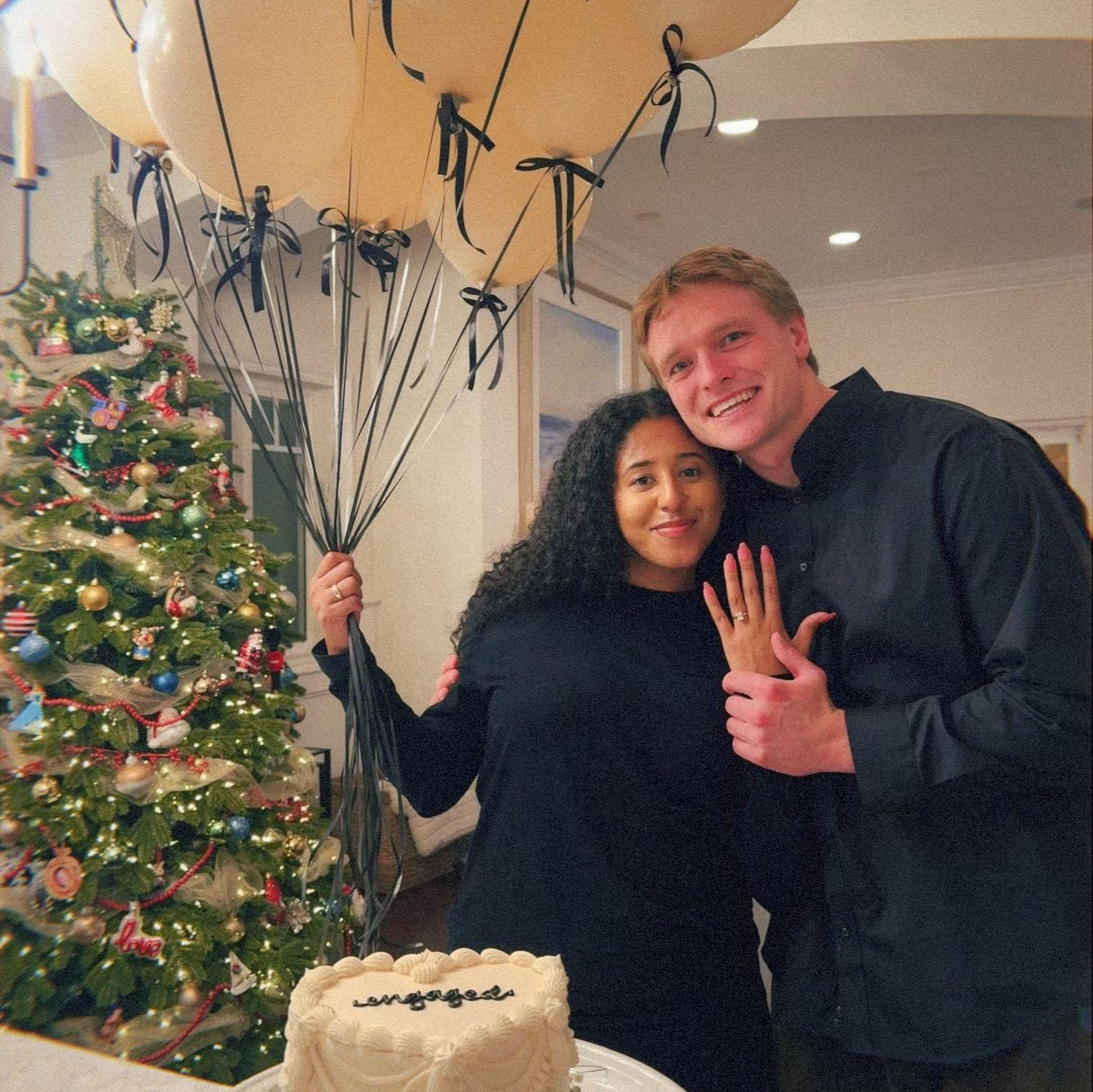 Spencer proposed on December 5, 2025.