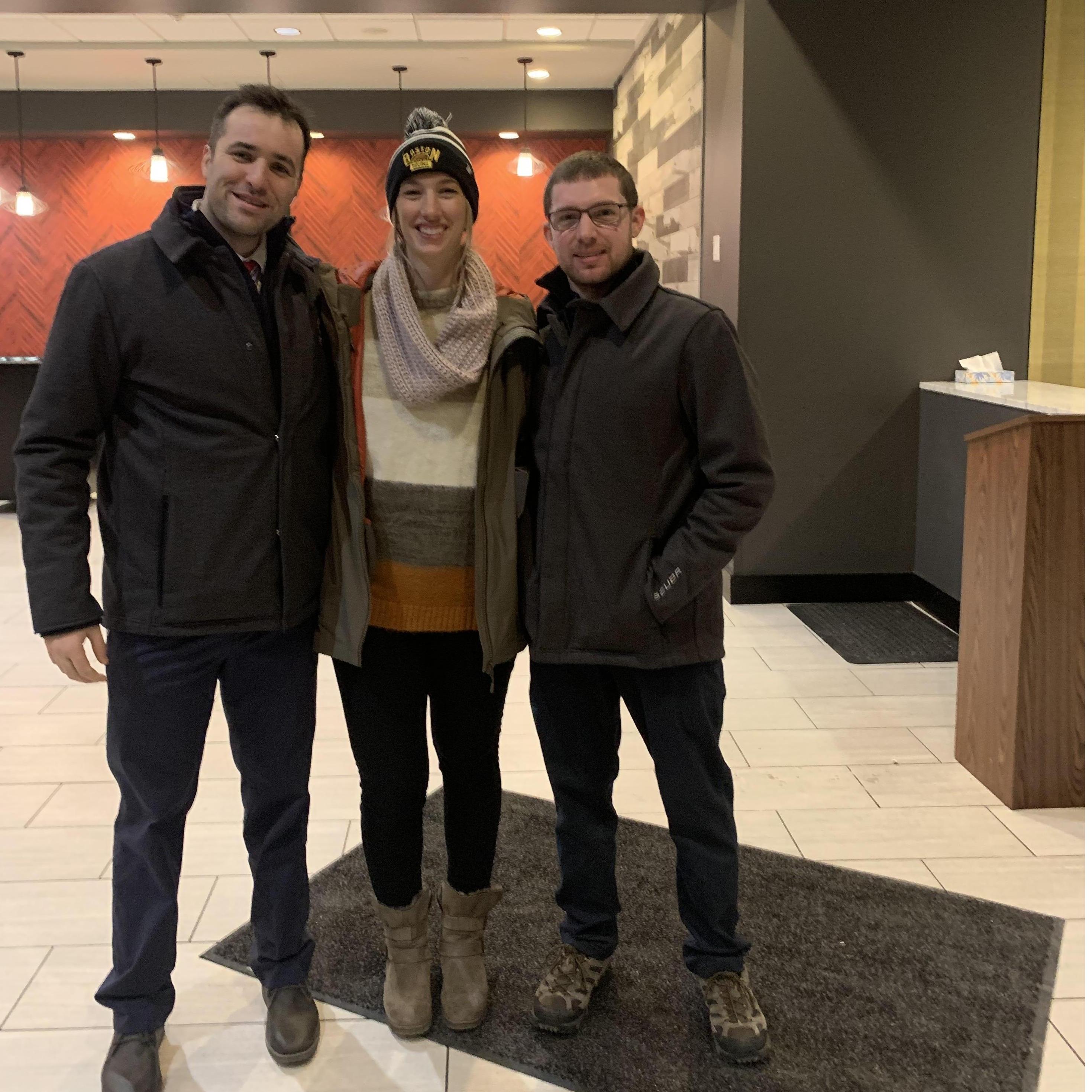 Meeting up with a good friend in Boston