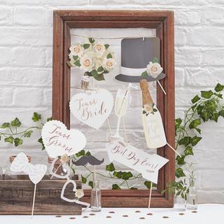 Beautiful Botanics 10-Piece Photo Booth Props