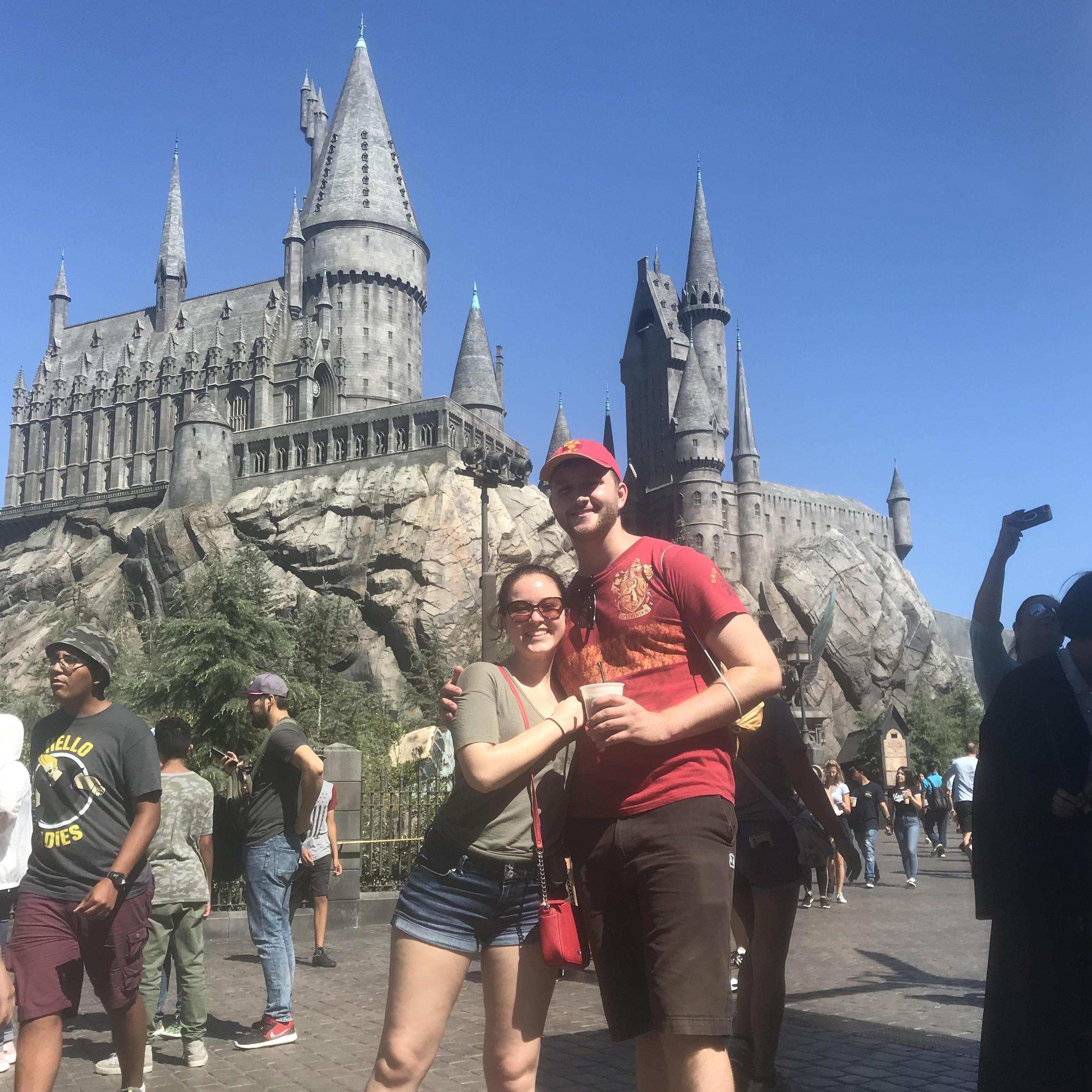 Our first time at Hogwarts together