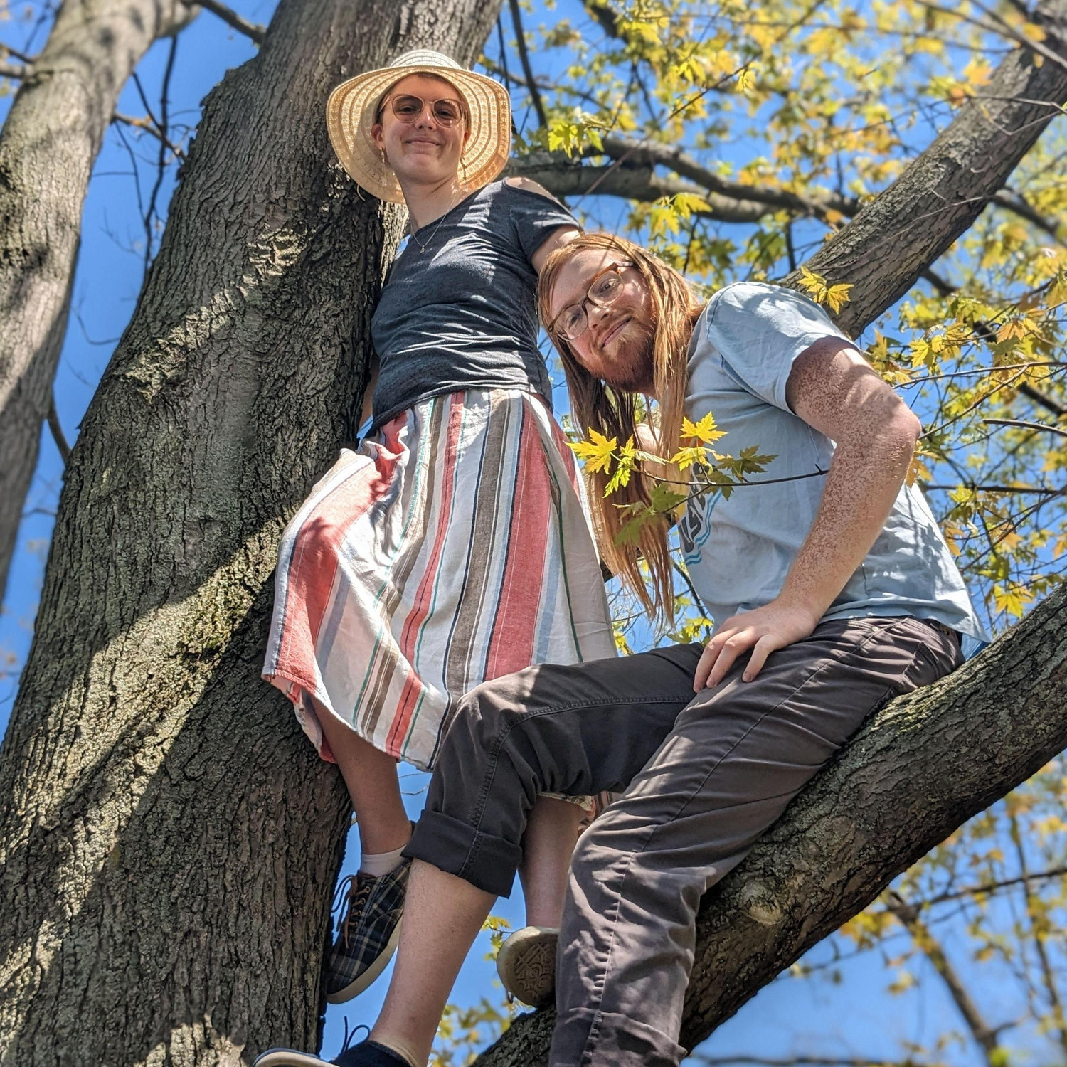 "If we were up a tree at the Holland Tulip Festival, I'd put your two-lips and my two-lips together" - Zack's thoughts